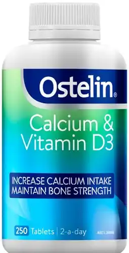 Discount Drug Stores Ostelin Calcium & Vitamin D3 250 Tablets offer