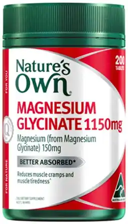 Discount Drug Stores Nature’s Own Magnesium Glycinate 1150mg 200 Tablets offer