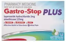 Discount Drug Stores Gastro-Stop Plus 12 Chewable Tablets offer