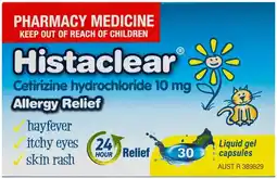 Discount Drug Stores Histaclear Allergy Relief 30 Liquid Gel Capsules offer