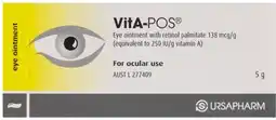 Discount Drug Stores VitA-POS Eye Ointment 5g offer