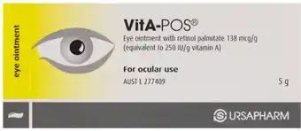 Discount Drug Stores VitA-POS Eye Ointment 5g offer