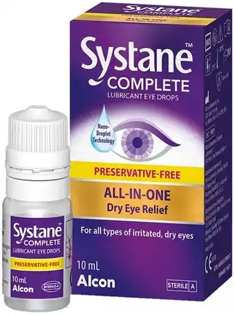 Discount Drug Stores Systane Complete Preservative- Free Lubricant Eye Drops 10mL offer