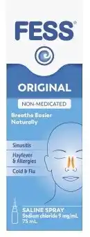 Discount Drug Stores Fess Original Saline Nasal Spray 75mL offer