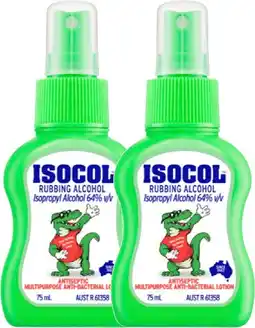 Discount Drug Stores Isocol Rubbing Alcohol Antiseptic Spray 75mL offer