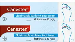 Discount Drug Stores Canesten Athlete’s Foot Cream 50g offer
