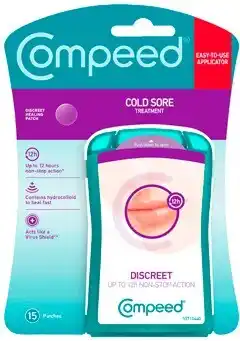Discount Drug Stores Compeed Cold Sore Discreet Healing Patch 15 Pack offer