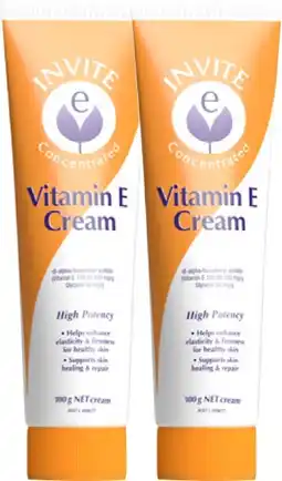 Discount Drug Stores Invite E Vitamin E Cream 100g offer