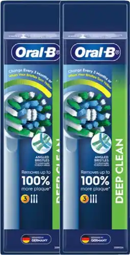 Discount Drug Stores Oral-B Deep Clean Electric Toothbrush Refills 3 Pack offer