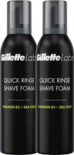 Discount Drug Stores Gillette Labs Quick Rinse Shave Foam 240mL offer