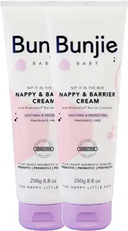 Discount Drug Stores Bunjie Nip It In The Bub Nappy & Barrier Cream 250g offer
