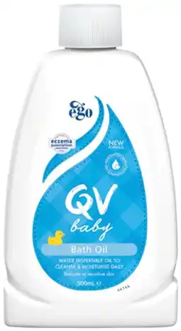 Discount Drug Stores QV Baby Bath Oil 500mL offer