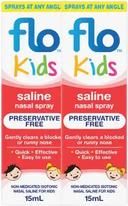 Discount Drug Stores Flo Kids Saline Nasal Spray 15mL offer