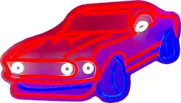 Autobarn Neon Light Car offer