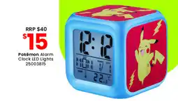 Toymate Pokémon Alarm Clock LED Lights offer