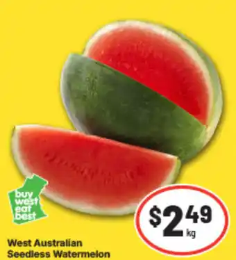 West Australian Seedless Watermelon