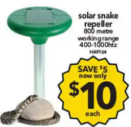 Cheap as Chips Solar snake repeller offer