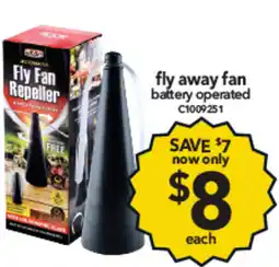 Cheap as Chips Fly away fan battery operated offer