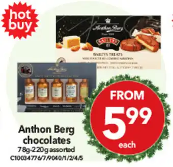 Cheap as Chips Anthon Berg chocolates offer