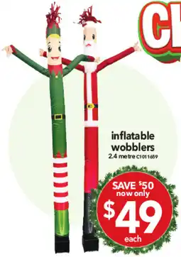 Cheap as Chips inflatable wobblers offer