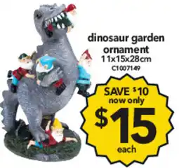 Cheap as Chips dinosaur garden ornament offer