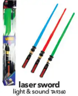 Cheap as Chips laser sword light & sound offer