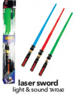 Cheap as Chips laser sword light & sound offer