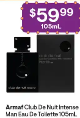 Discount Drug Stores Armaf Club De Nuit Intense Man Eau De Toilette offer
