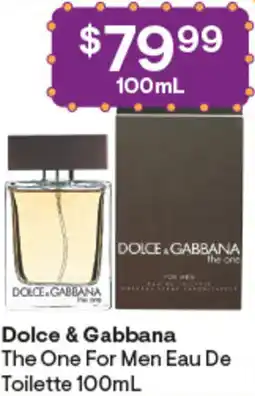 Discount Drug Stores Dolce & Gabbana The One For Men Eau De Toilette offer