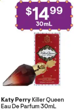 Discount Drug Stores Katy Perry Killer Queen Eau De Parfum offer