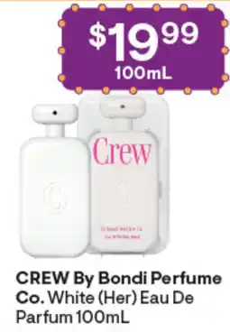 Discount Drug Stores CREW By Bondi Perfume Co. White (Her) Eau De Parfum offer