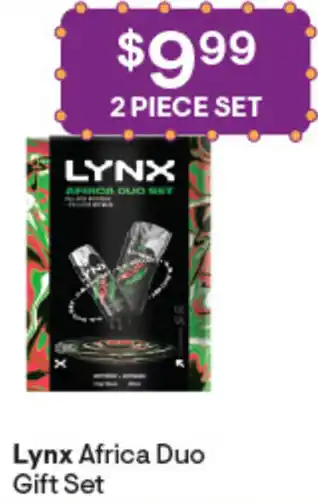Discount Drug Stores Lynx Africa Duo Gift Set offer