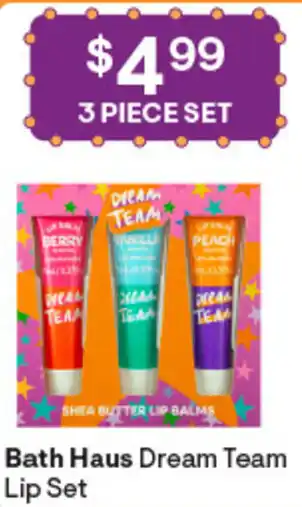 Discount Drug Stores Bath Haus Dream Team Lip Set offer