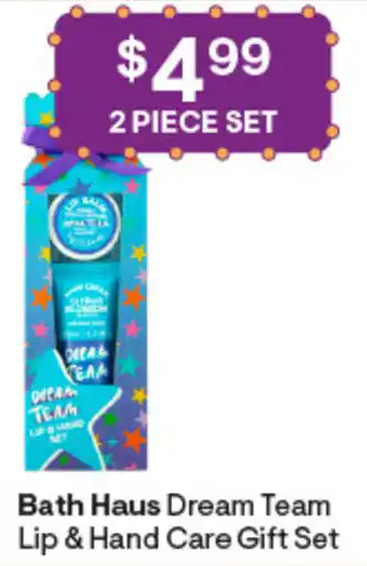 Discount Drug Stores Bath Haus Dream Team Lip & Hand Care Gift Set offer