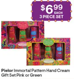 Discount Drug Stores Pielor Immortal Pattern Hand Cream Gift Set Pink or Green offer