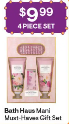 Discount Drug Stores Bath Haus Mani Must-Haves Gift Set offer