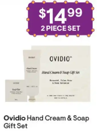 Discount Drug Stores Ovidio Hand Cream & Soap Gift Set offer