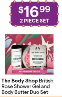 Discount Drug Stores The Body Shop British Rose Shower Gel and Body Butter Duo Set offer