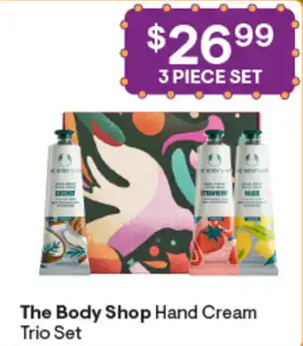 Discount Drug Stores The Body Shop Hand Cream Trio Set offer