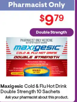 Discount Drug Stores Maxigesic Cold & Flu Hot Drink Double Strength offer
