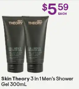 Discount Drug Stores Skin Theory 3 In 1 Men's Shower Gel offer