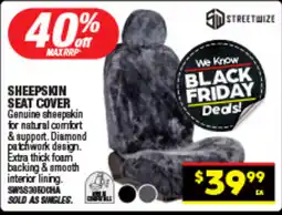 Autopro Sheepskin seat cover offer