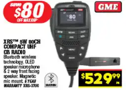 Autopro Xrs 5w 80ch compact uhf cb radio offer