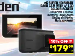 Autopro 2k super hd smart dash cam with 3º lcd colour screen offer