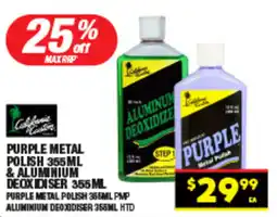 Autopro Purple metal polish & aluminium deoxdiser offer