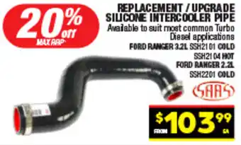Autopro Replacement/upgrade silicone intercooler pipe offer