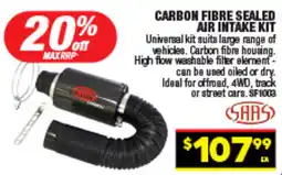 Autopro Carbon fibre sealed air intake kit offer