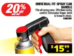 Autopro Universal fit spray can handle offer