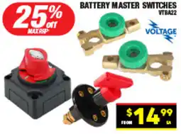 Autopro Battery master switches offer