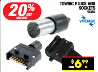 Towing plugs and sockets